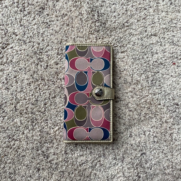 Coach multi color wallet - Picture 1 of 4